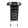 YC-Q7 5 Tiers Hairdresser Beauty Storage Trolley Black