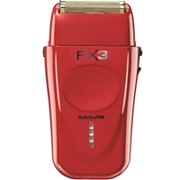BaByliss Pro FX3 Professional High-Speed Foil Shaver - Red #FXX3S (Dual Voltage)